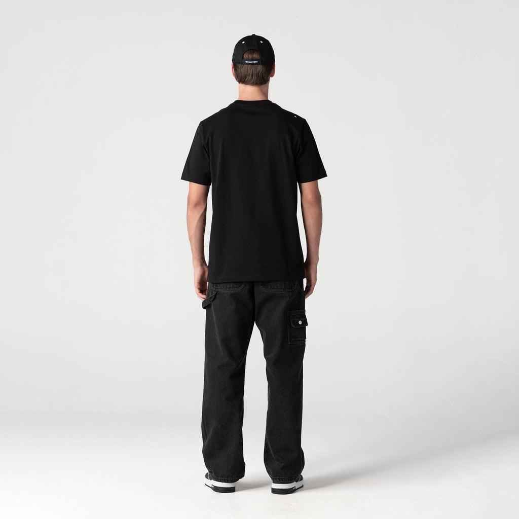 MANSARO T-SHIRT MEN BLACK