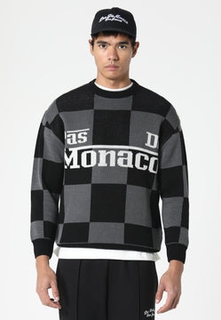 TRAME MENS KNITWEAR BLACK