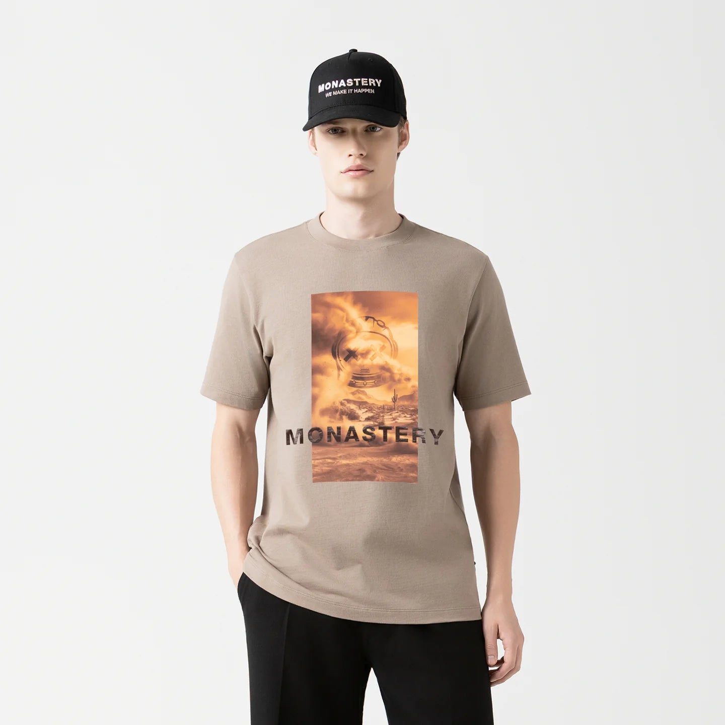 NEXXUS T-SHIRT SIMPLE TAUPE