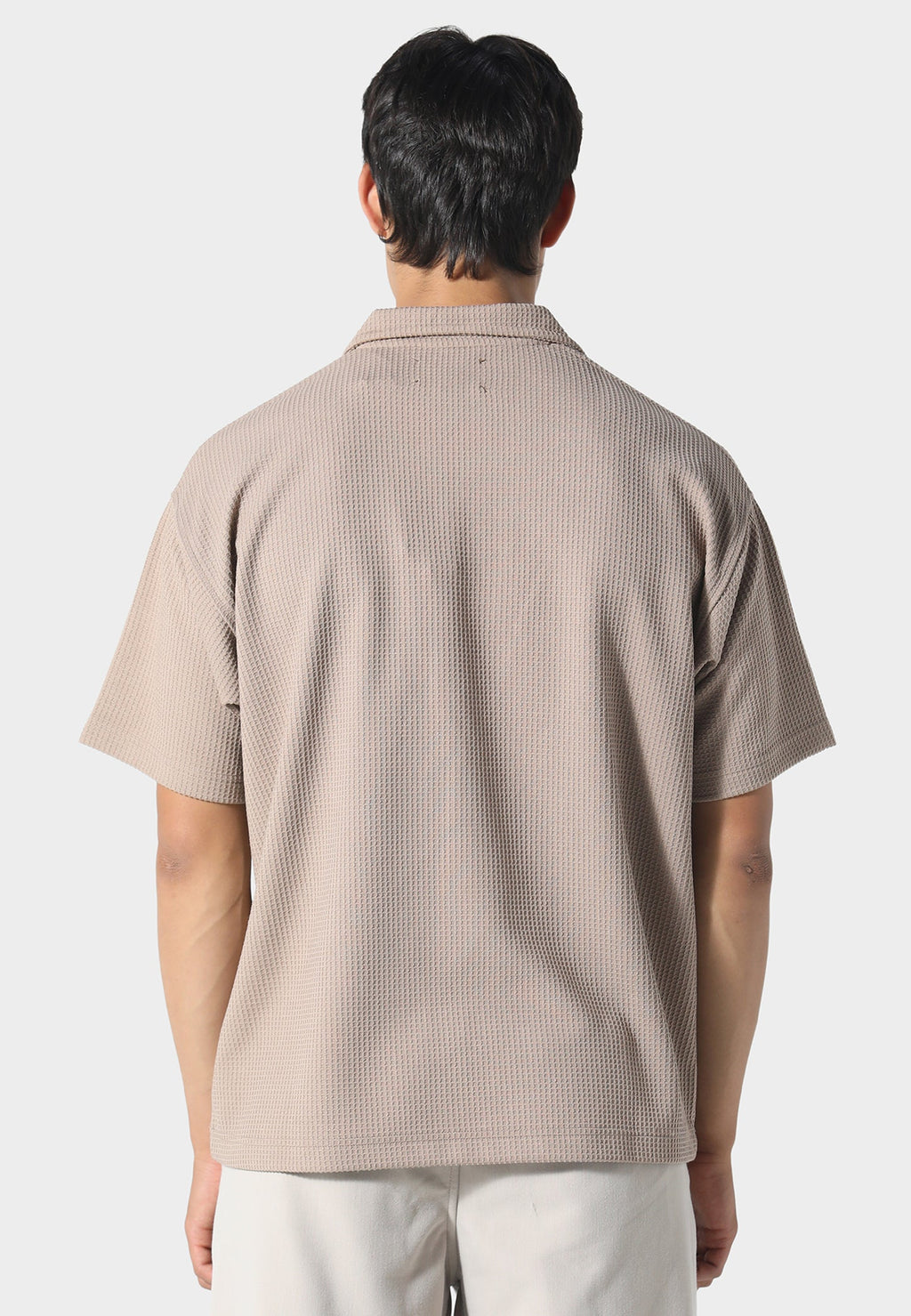 WAFFLE POLO TOBACO
