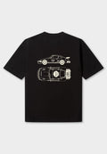 SLANTED T-SHIRT  BLACK