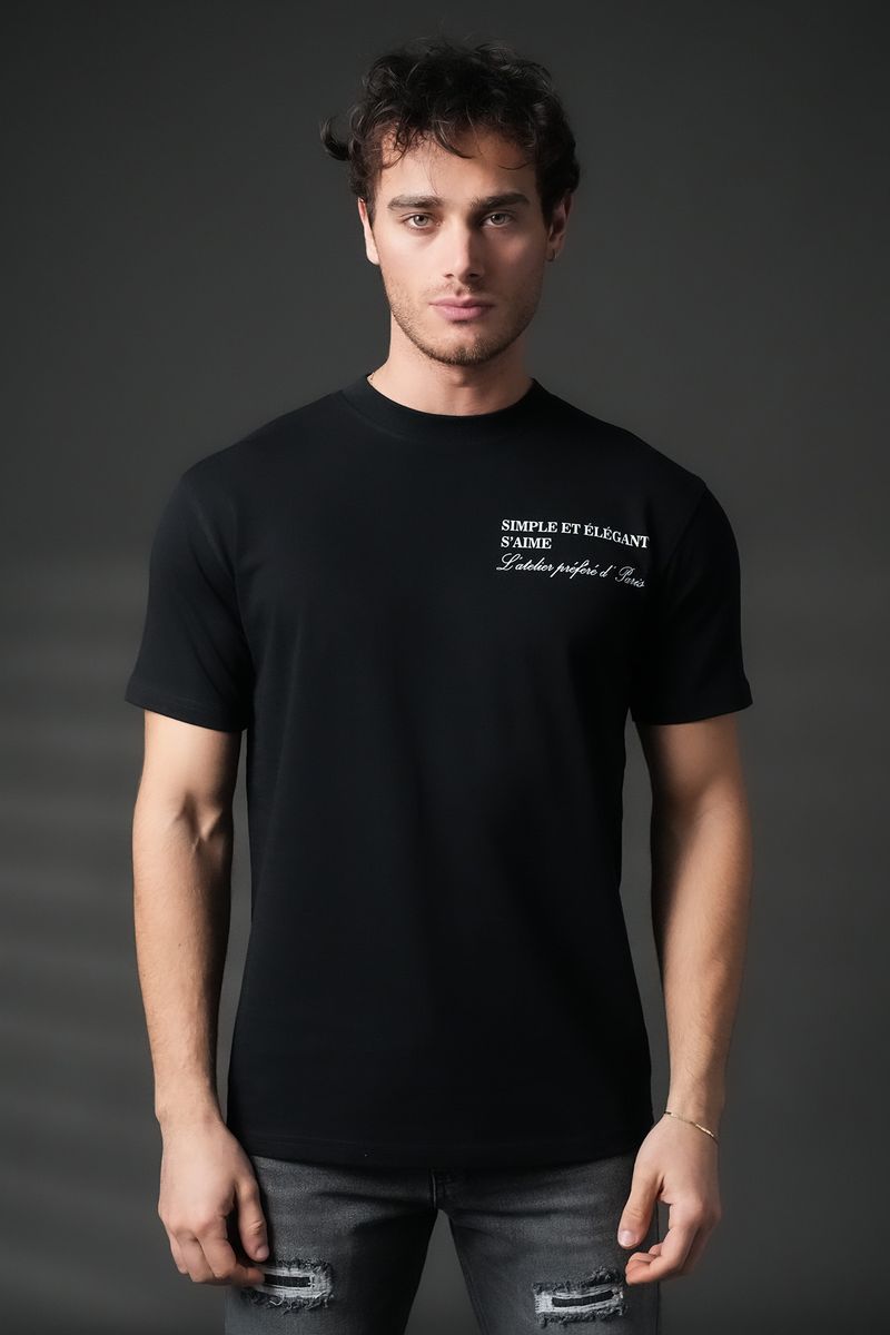 LL110120 BLACK TSHIRT