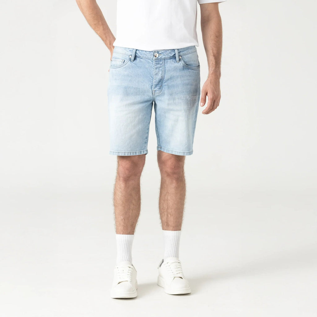 TARIK SHORT DENIM/BABY BLUE
