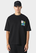HIKARI BLOOM TSHIRT BLACK