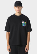 HIKARI BLOOM TSHIRT BLACK