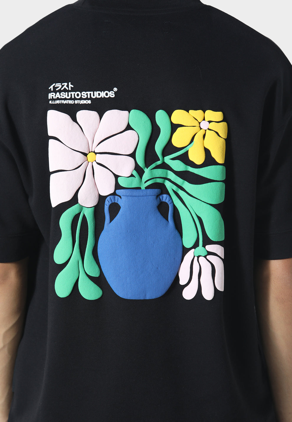 HIKARI BLOOM TSHIRT BLACK