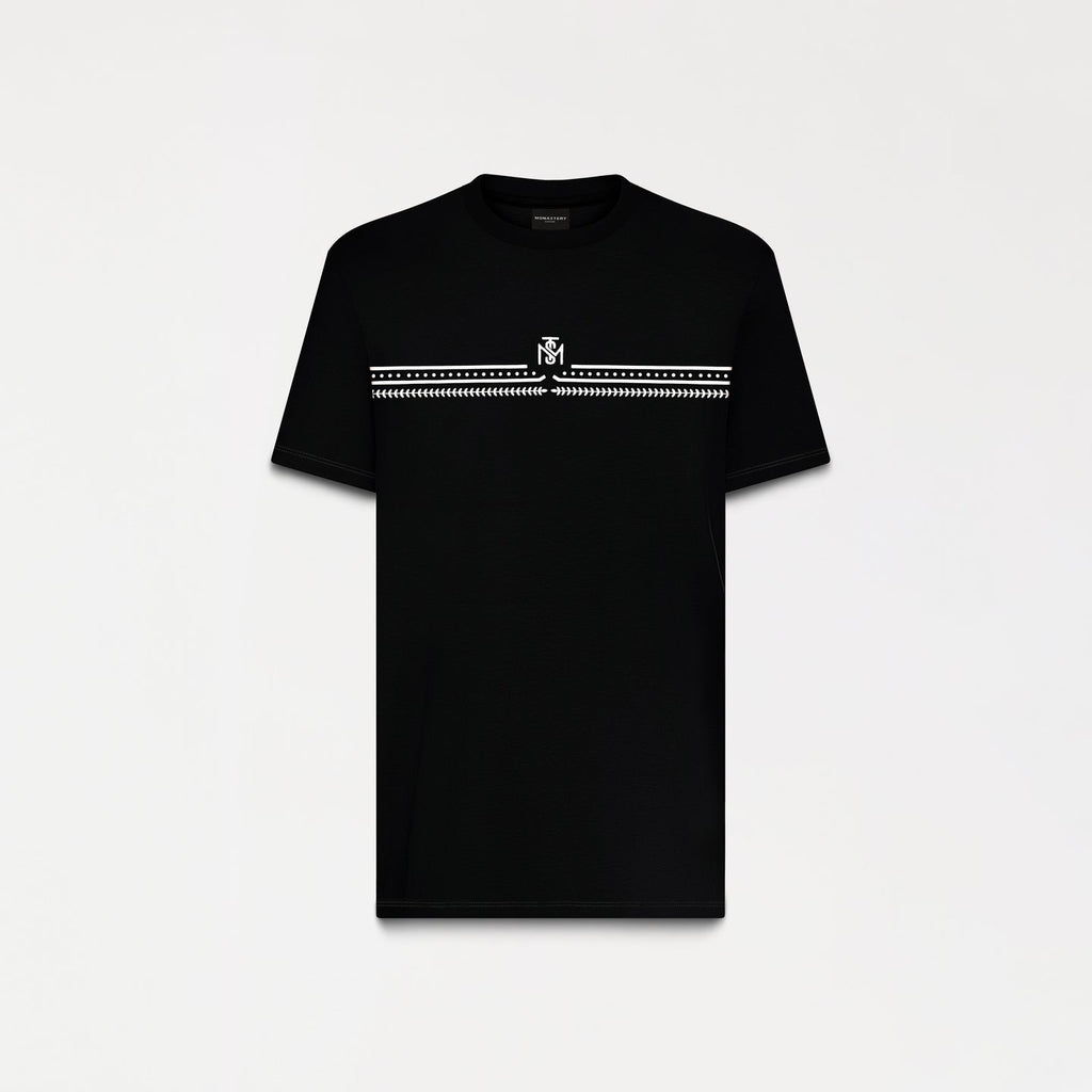 MANSARO T-SHIRT MEN BLACK