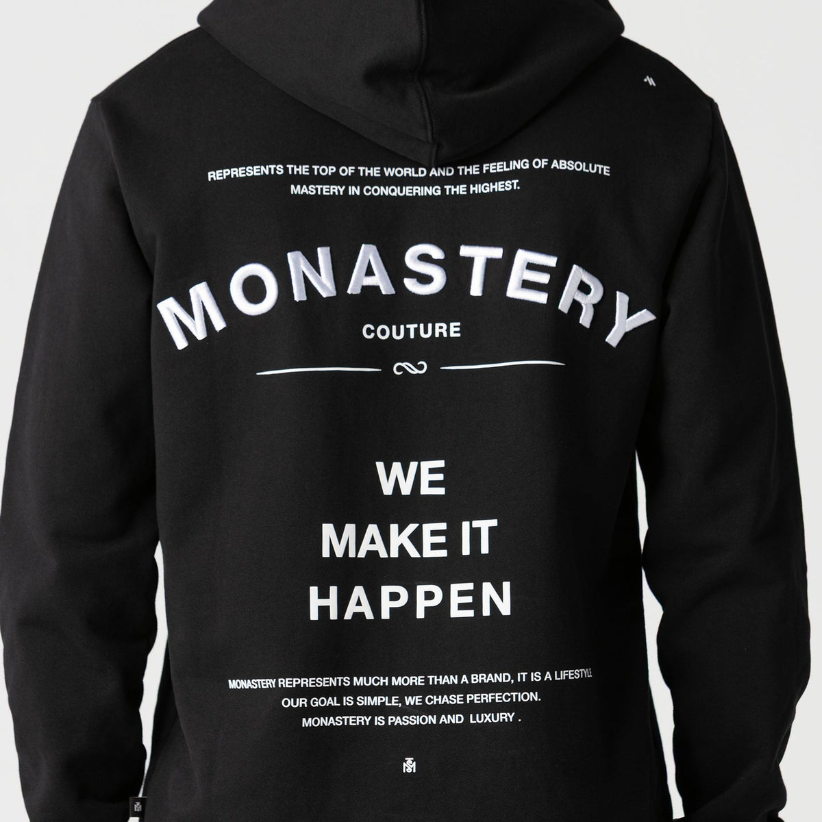 REHSAG HOODIE MEN BLACK