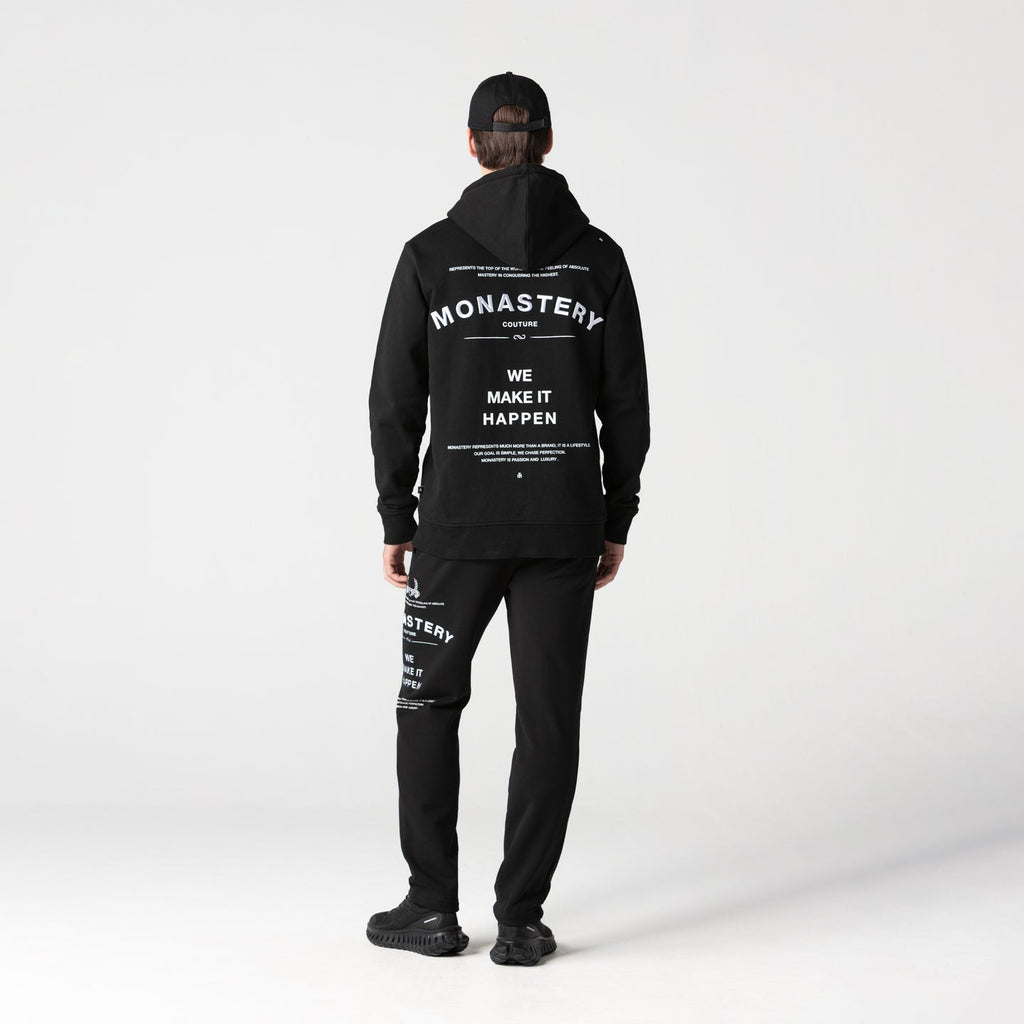 REHSAG HOODIE MEN BLACK
