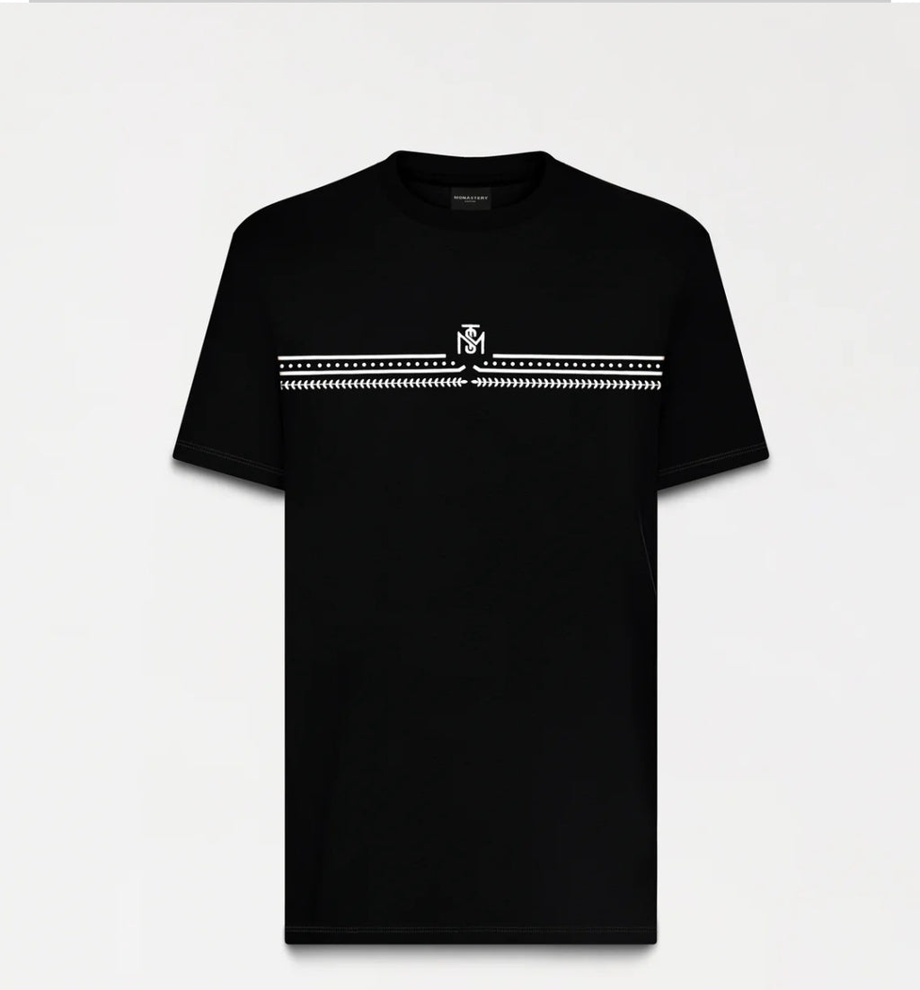 MANSARO T-SHIRT MEN BLACK