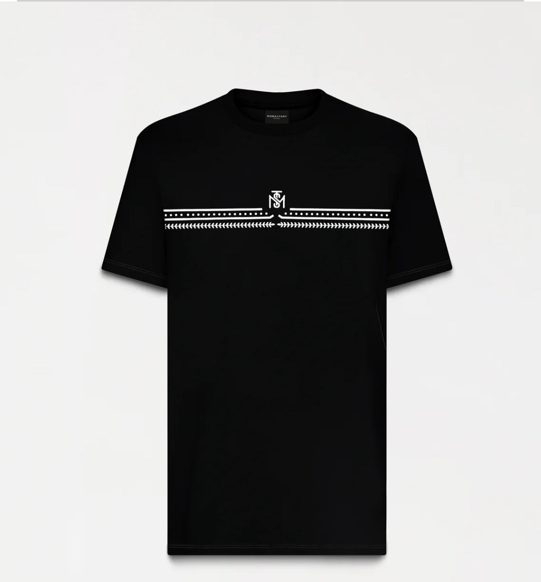 MANSARO T-SHIRT MEN BLACK