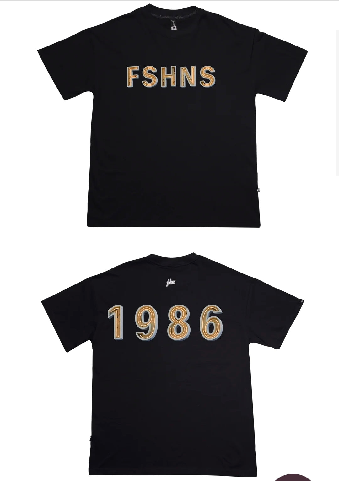 BIG NEON TSHIRT BLACK