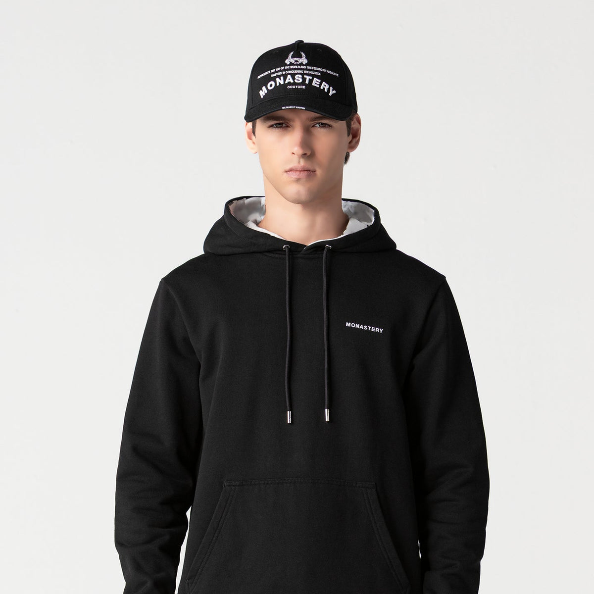 REHSAG HOODIE MEN BLACK