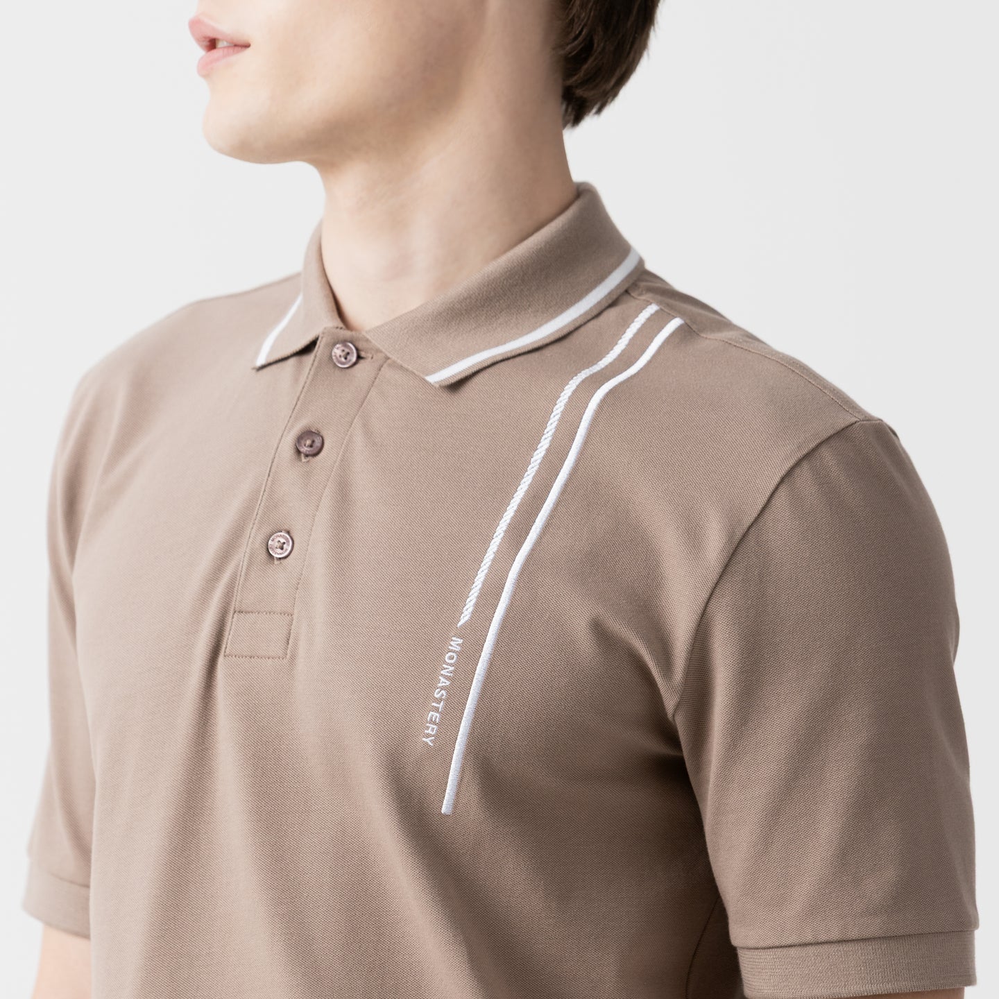 ISSOS POLO/TAUPE GRAY