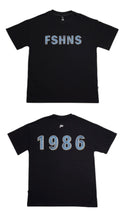 BIG NEON TSHIRT BLACK/BLUE